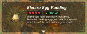 Electro Egg Pudding