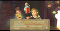 Link obtaining the Heart Potion ++