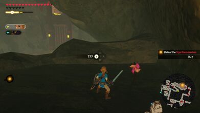 In the windy path, before entering the water at the north end of the hideout, examine the pinwheel.