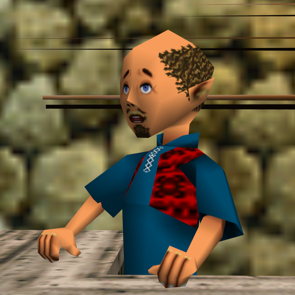 File:Fishing Hole Man Bald - OOT64.png