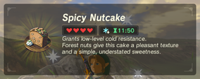 Spicy Nutcake - BotW