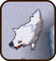 A White Wolfos from Spirit Tracks