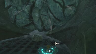 At the back of the sewers, use Ascend to climb up to find the next boulders