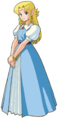 Key art of Zelda in her casual dress from A Link to the Past (GBA)