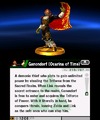 Ganondorf (Ocarina of Time) trophy with EU/AUS text from Super Smash Bros. for Nintendo 3DS