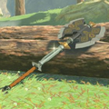 Breath of the Wild Hyrule Compendium picture of a Double Axe.