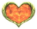 Heart Container from Super Smash Bros. Brawl. Utilising the Twilight Princess design, rather than the Ocarina of Time design seen in Super Smash Bros. Melee, this reduces a character's damage meter by 100 percentage points.