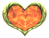 Heart Container Utilising the Twilight Princess design, rather than the Ocarina of Time design seen in Super Smash Bros. Melee, this reduces a character's damage meter by 100 percentage points.