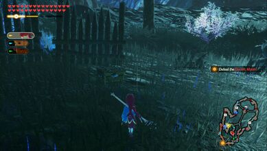 Lizal BoomerangIn the central portion of the map, on the path towards the west.