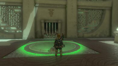 Place the orb in the whole to open the gate leading to the altar