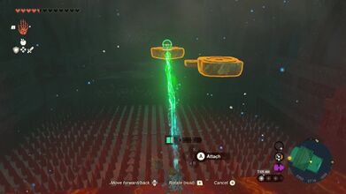 Attach the Orb to one of the hover stone and move it