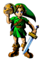 Link with Goron Mask (Majora's Mask): Ups Slash Attacks by 17. Can be used by Link, Zelda, Ganondorf and Toon Link.