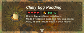 Chilly Egg Pudding