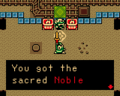Link acquiring the Noble Sword