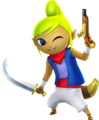 Artwork of Tetra with the Cutlass in Hyrule Warriors