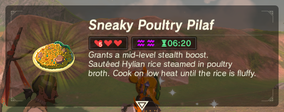 Sneaky Poultry Pilaf