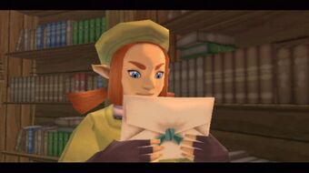 Karane reading Cawlin's Letter