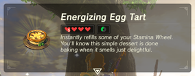 Energizing Egg Tart