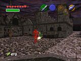 The Market ruins from Ocarina of Time (N64) as an adult