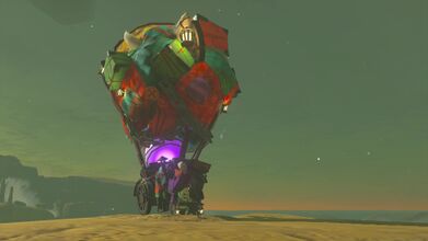 Found way up on the plateau, south of the Gerudo Desert Gateway