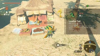 Lizalfos Tail for sale in Tears of the Kingdom