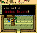 Link obtaining the Wooden Shield in Oracle of Seasons