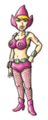 Pinkle (Tingle's Rosy Rupeeland): Ups Magic Attacks by 15. Can be used by Peach and Zelda.