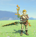 Link wielding a Captain I Blade