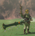 Link wielding a Captain II Blade