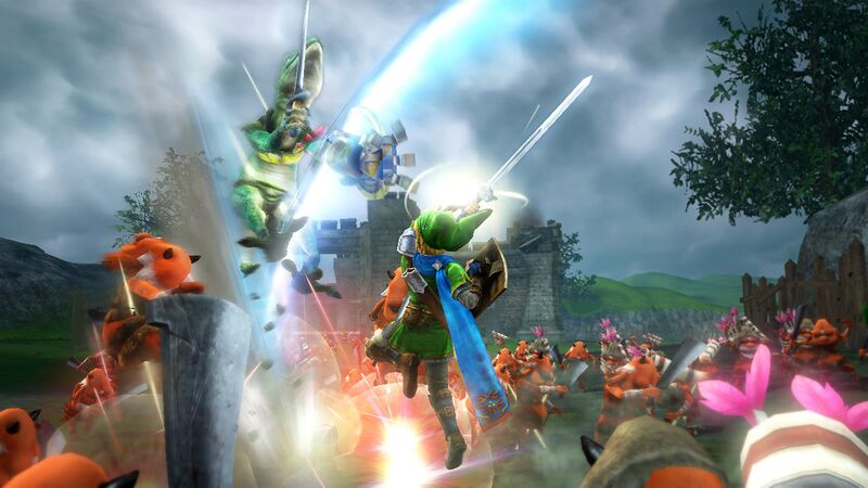 File:Hyrule Warriors Screenshot Link Hylian Sword Lizalfos.jpg