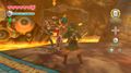 Link fighting a Lizalfos in Skyward Sword