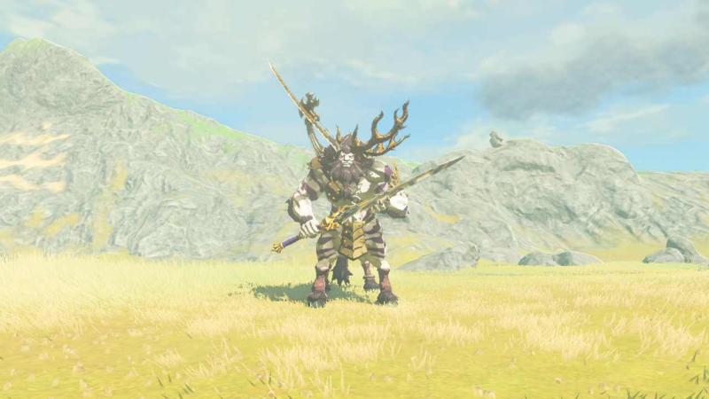 File:Silver Lynel - TotK Compendium Full.png