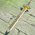 Hyrule Compendium entry of the Royal Broadsword.