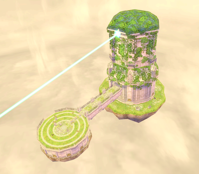 File:Isle of Songs exterior Thunderhead Clear - Skyward Sword Wii.png