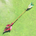 Breath of the Wild Hyrule Compendium picture of the Fire Arrow.