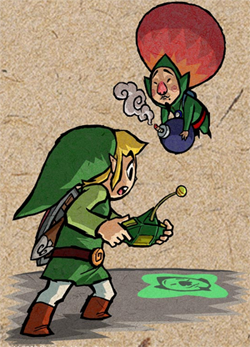 Link Uses the Tingle Tuner
