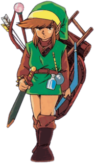 Link carrying items from "The Legend of Zelda"
