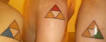 Rebecca on Twitter Did this Zelda Triforce tattoo with force gems on  Denis calf today art httptcoElDwBSht7q  Twitter