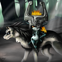 link and midna