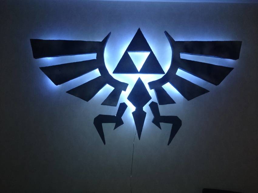 Hylian Shield Wall Clock  Fan Inspired from Legends of Zelda