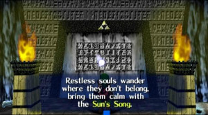 The Legend of Zelda:Ocarine of Time-Sun's song 