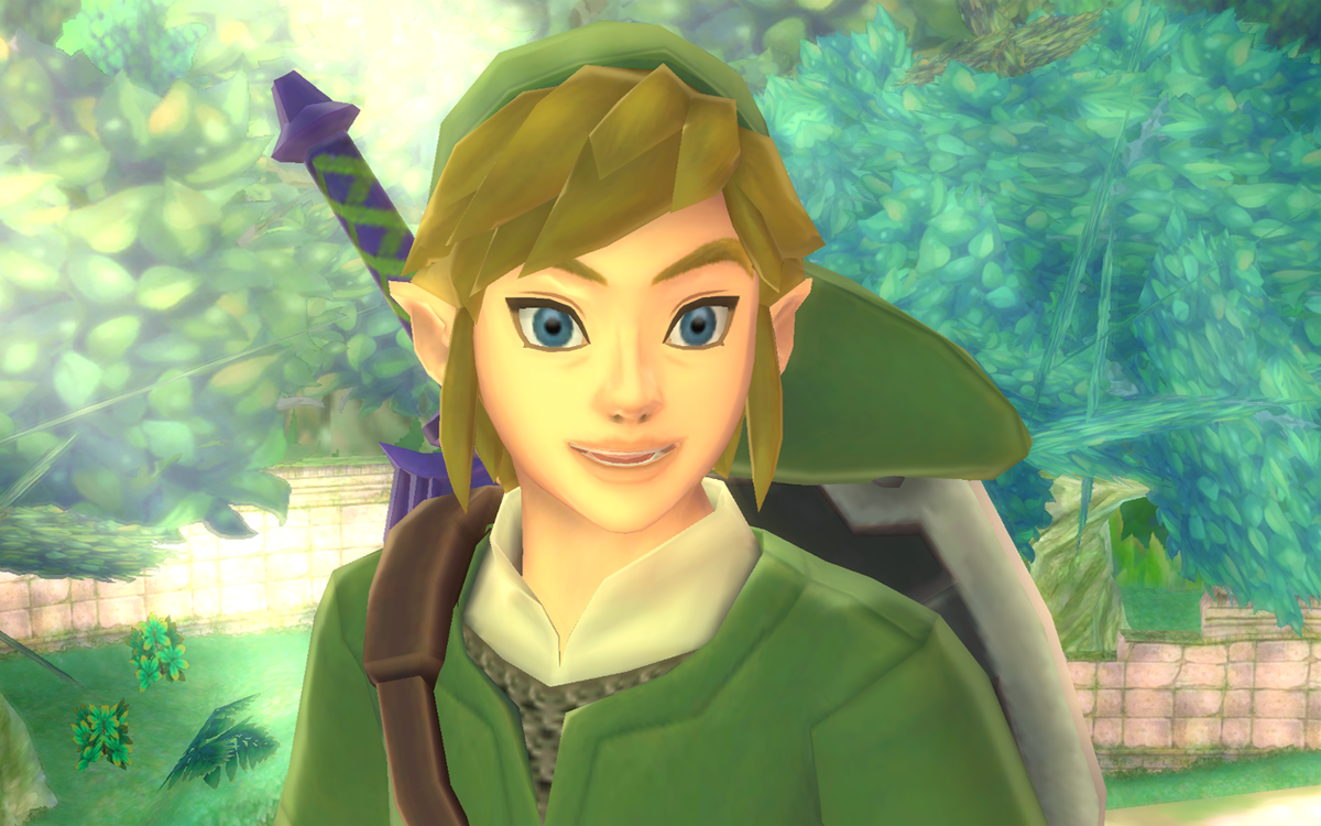 1. "Link with Blue Hair" by The Legend of Zelda - wide 5