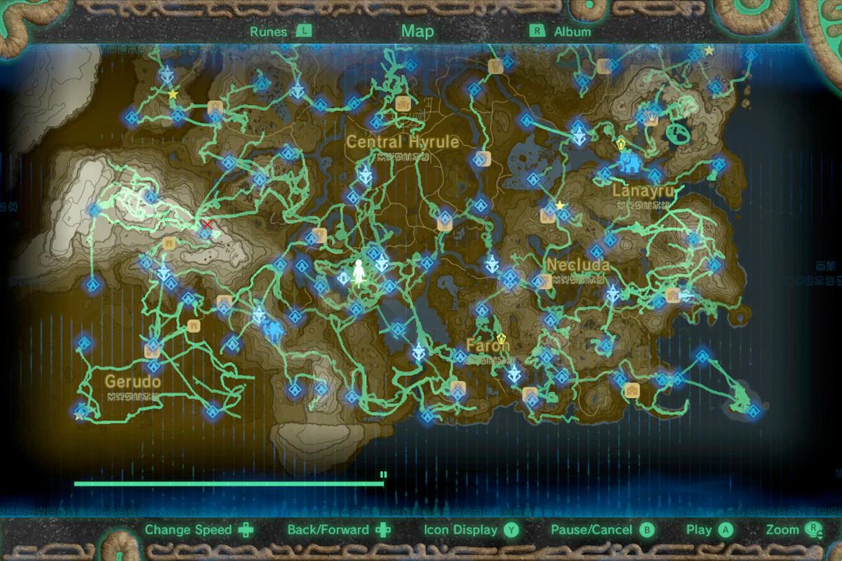 Zelda Breath Of The Wilde Interactive Map Ledastx