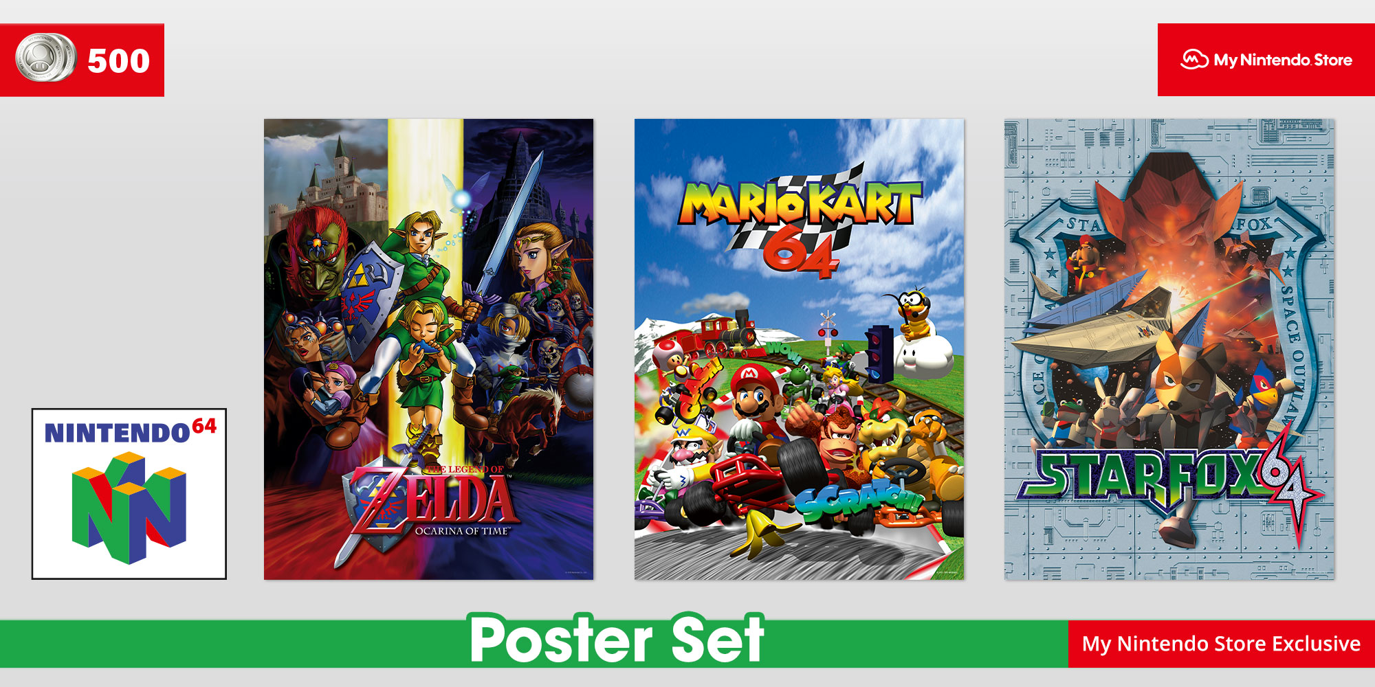64 Poster Set Featuring Ocarina of Available from My Rewards in UK and - Zelda Dungeon
