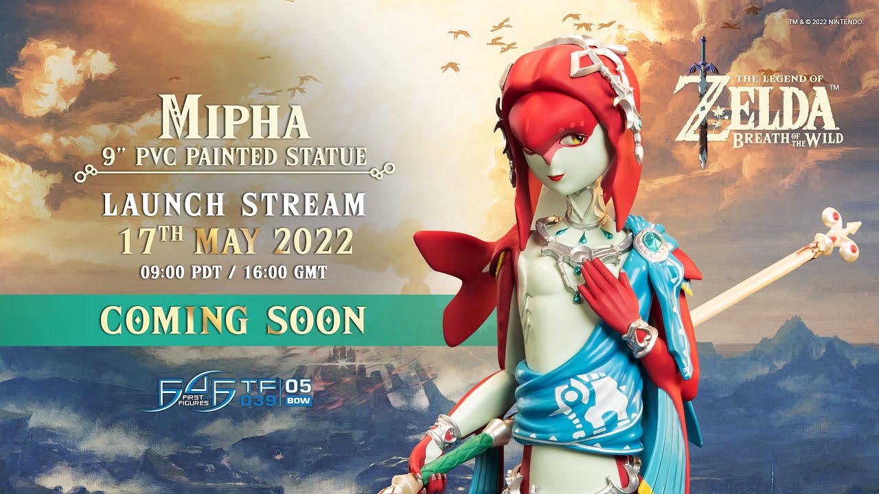 Check Out This Newly-Announced Breath of The Wild Mipha Statue by First 4 Figures!