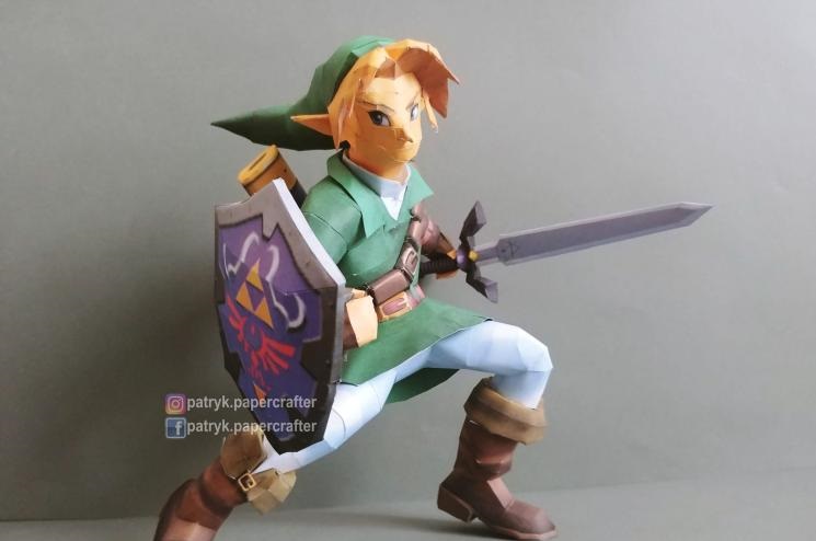 PAPERMAU: The Legend of Zelda: Spirit Tracks - Engineer Link Paper Modelby  Paper Zelda